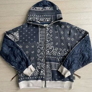 Kapital Paisley Full Zip Hoodie